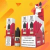 Cherry Ice flavored nicotine salt e-liquid from GS JUICE, 2% strength, 10ml bottle with addiction warning