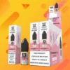 GS JUICE Strawberry Ice nic salt vape juice, 20mg/ml, 10ml bottle with nicotine addiction warning