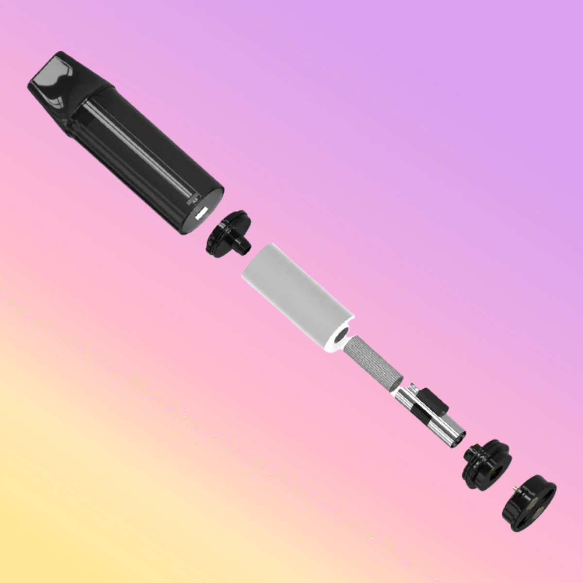 Nicomore Vape Black Pod Open with Mesh Coil, Prefilled Cartridge