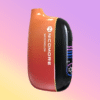 NICOMORE Watermelon Flavor Vape with Red-Orange Gradient Body and ECO/MAX Mode