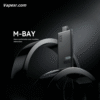 VTV M-Bay disposable vape in sleek black design with LED display and 10000 puffs capacity
