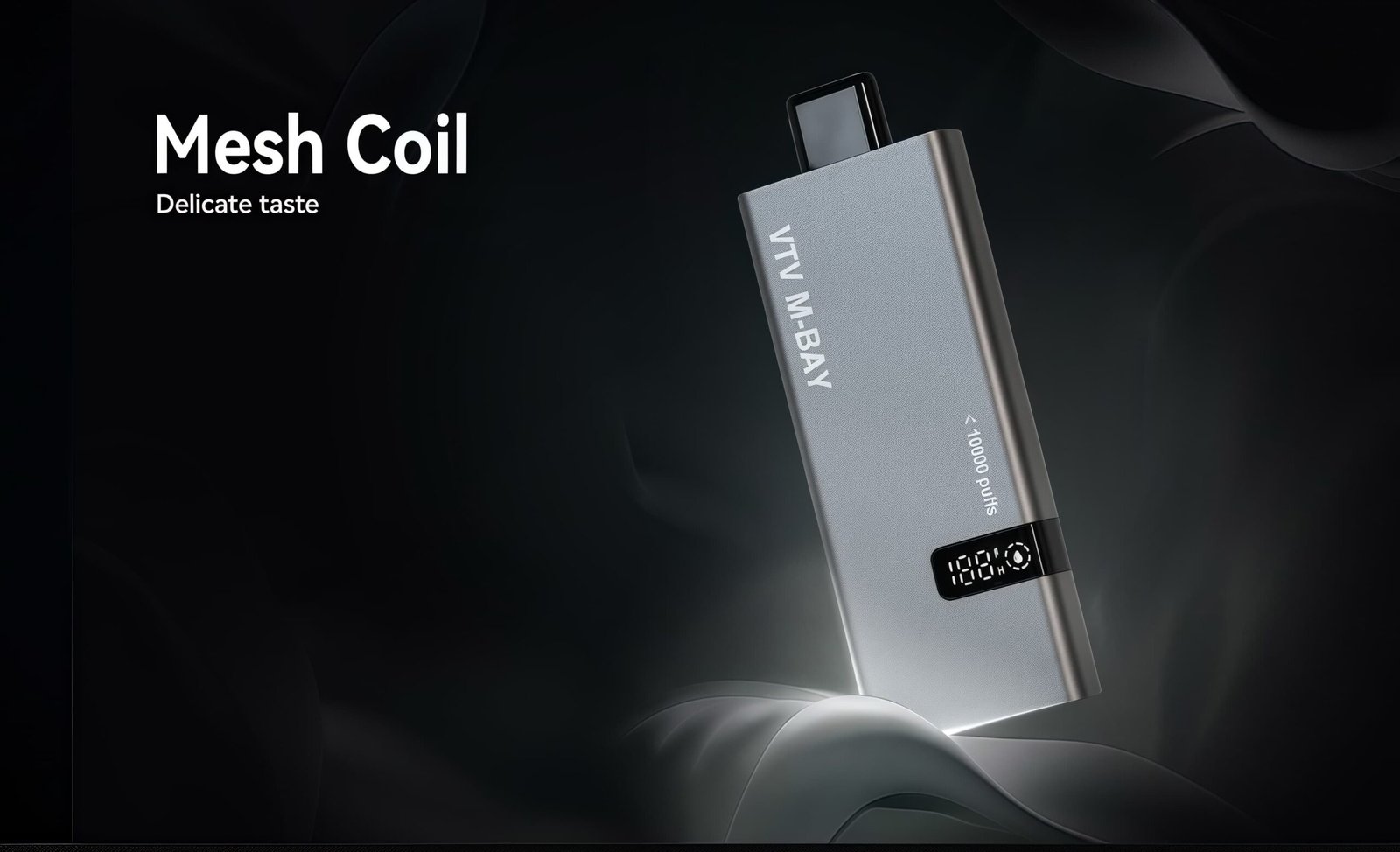 Mesh coil design of VTV M-Bay vape enhancing smooth and delicate vapor experience