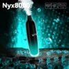 VTV Nyx8000 vape with icy blue gradient, diamond ice effect, 8000 puffs, mesh coil