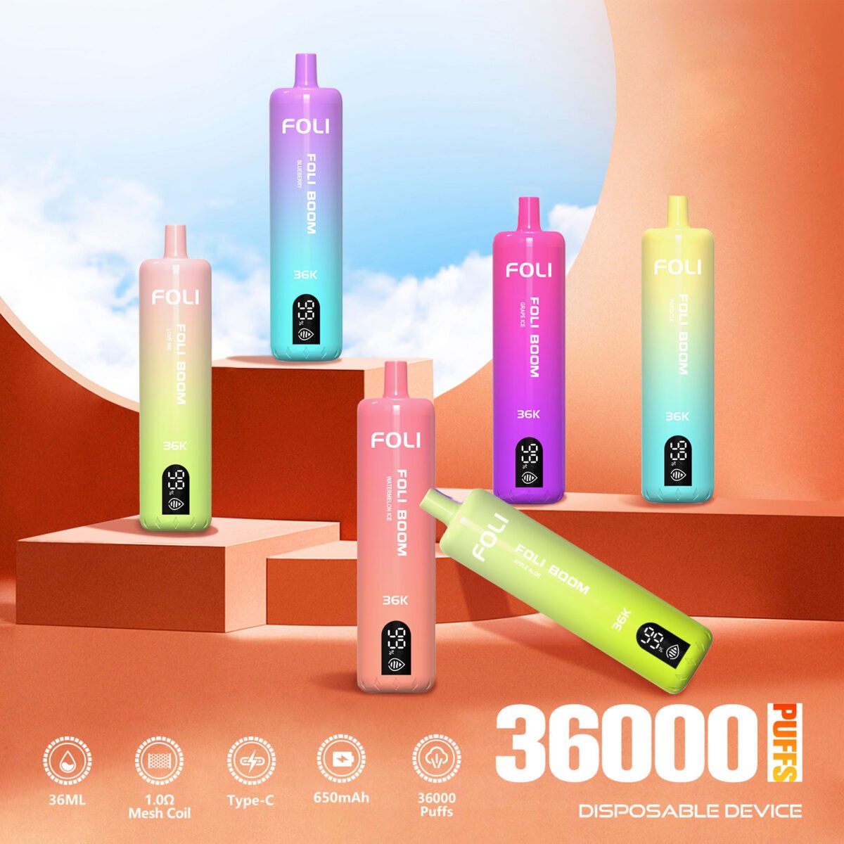 Alternative view of Foli 36000 Puffs Disposable Vape