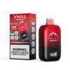 Black Ice Dragon Fruit Strawberry flavored VHILL DAZZLE disposable vape